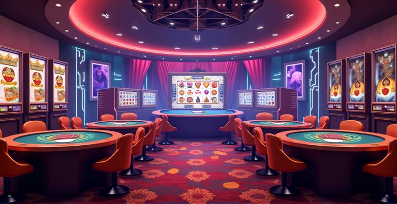 HTML5 online casino games on various devices