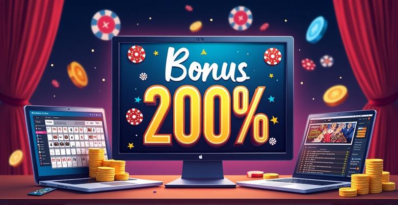 โปรโมชั่นโบนัสต้อนรับ 200% สำหรับสมาชิกใหม่